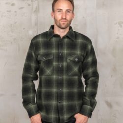 Cpo Shirt Logan Green Pike Brothers — vintage shirt, front view