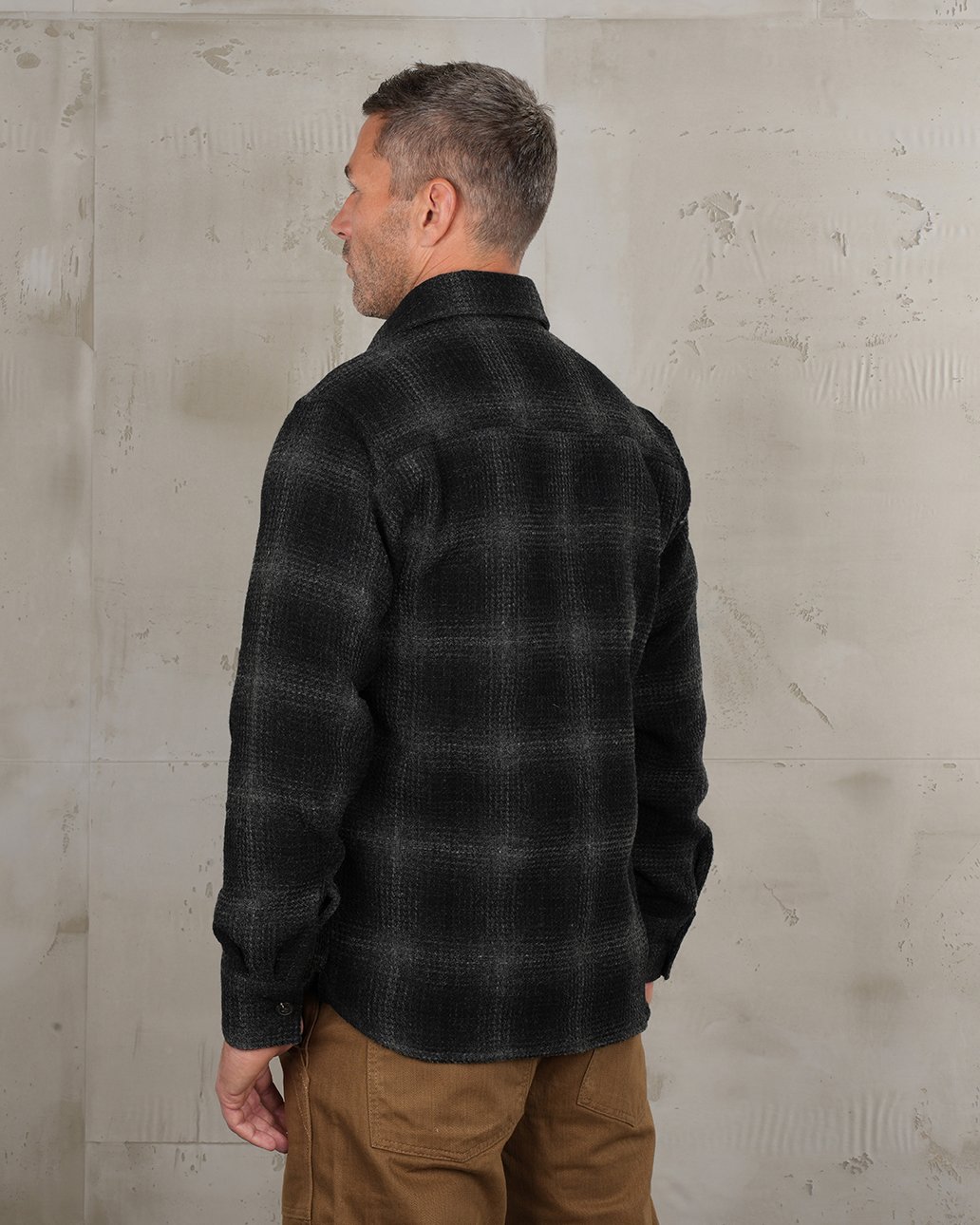 Cpo Shirt Logan Grey Pike Brothers — vintage shirt, back view