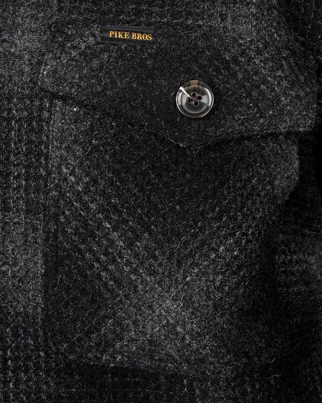 Cpo Shirt Logan Grey Pike Brothers — vintage shirt, stitching detail
