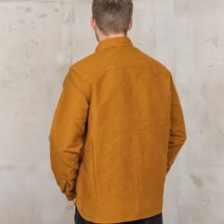 Cpo Shirt Moleskin Mustard Pike Brothers — vintage shirt, back view