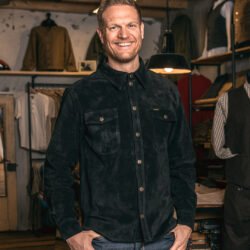 Cpo Shirt Mulholland Black Pike Brothers — vintage shirt, front view