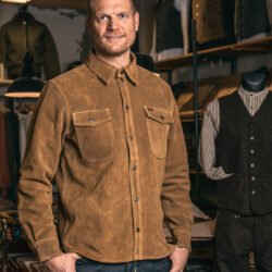 Cpo Shirt Mulholland Brown Pike Brothers — vintage shirt, front view