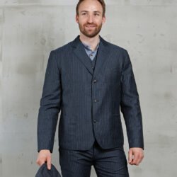Harvester Jacket Chicago Blue Pike Brothers — veste vintage, vue de face