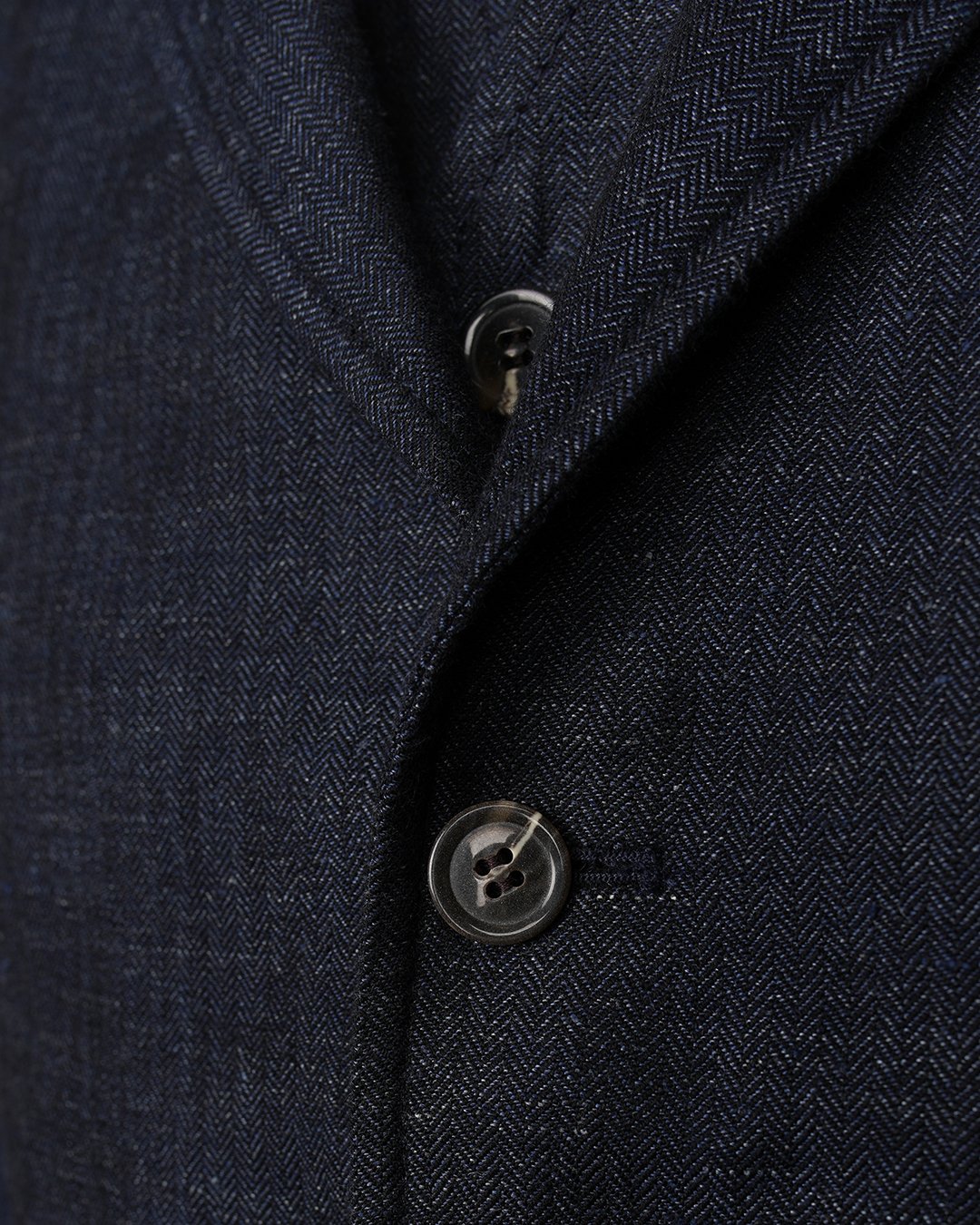 Harvester Jacket Owen Blue Pike Brothers — veste vintage, détail des finitions
