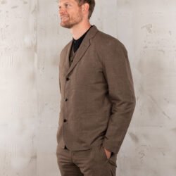 Harvester Jacket Raymond Brown Pike Brothers — veste vintage, vue de dos Harvester Jacket Raymond Brown Pike Brothers — veste vintage, vue de dos