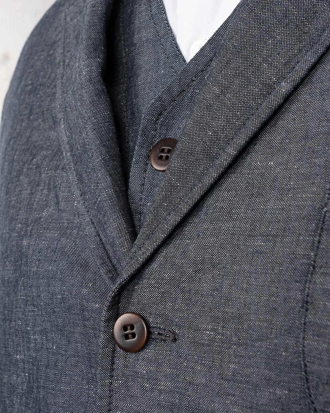 Harvester Jacket Smoke Grey Pike Brothers — veste vintage, porté en situation