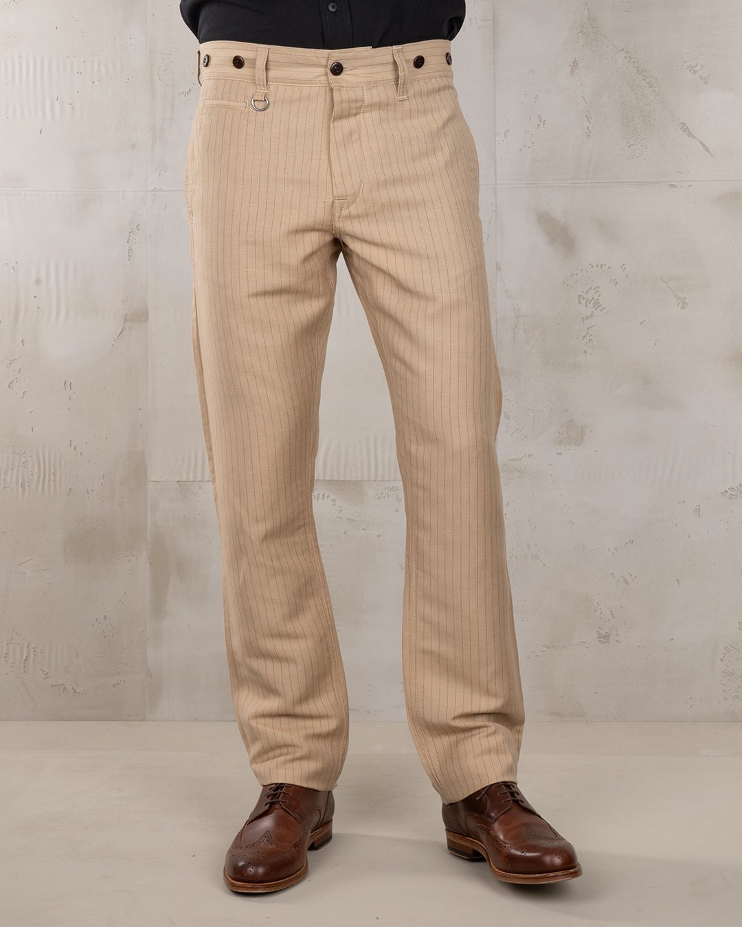Harvester Trousers Chicago Sand Pike Brothers — vintage pants, front view