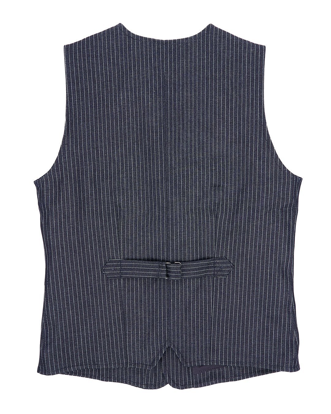 Hauler Vest Blue Wabash Pike Brothers — gilet vintage, détail des finitions