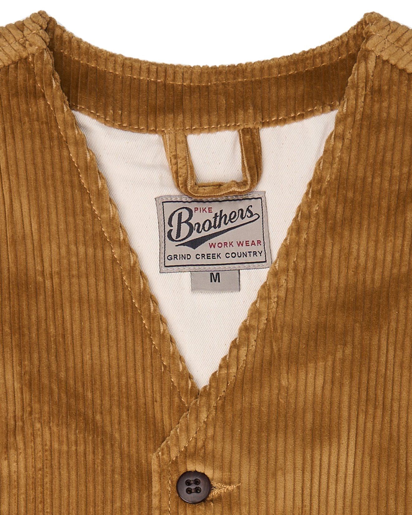 Hauler Vest Goliath Cord Pike Brothers — vintage vest, product view 11