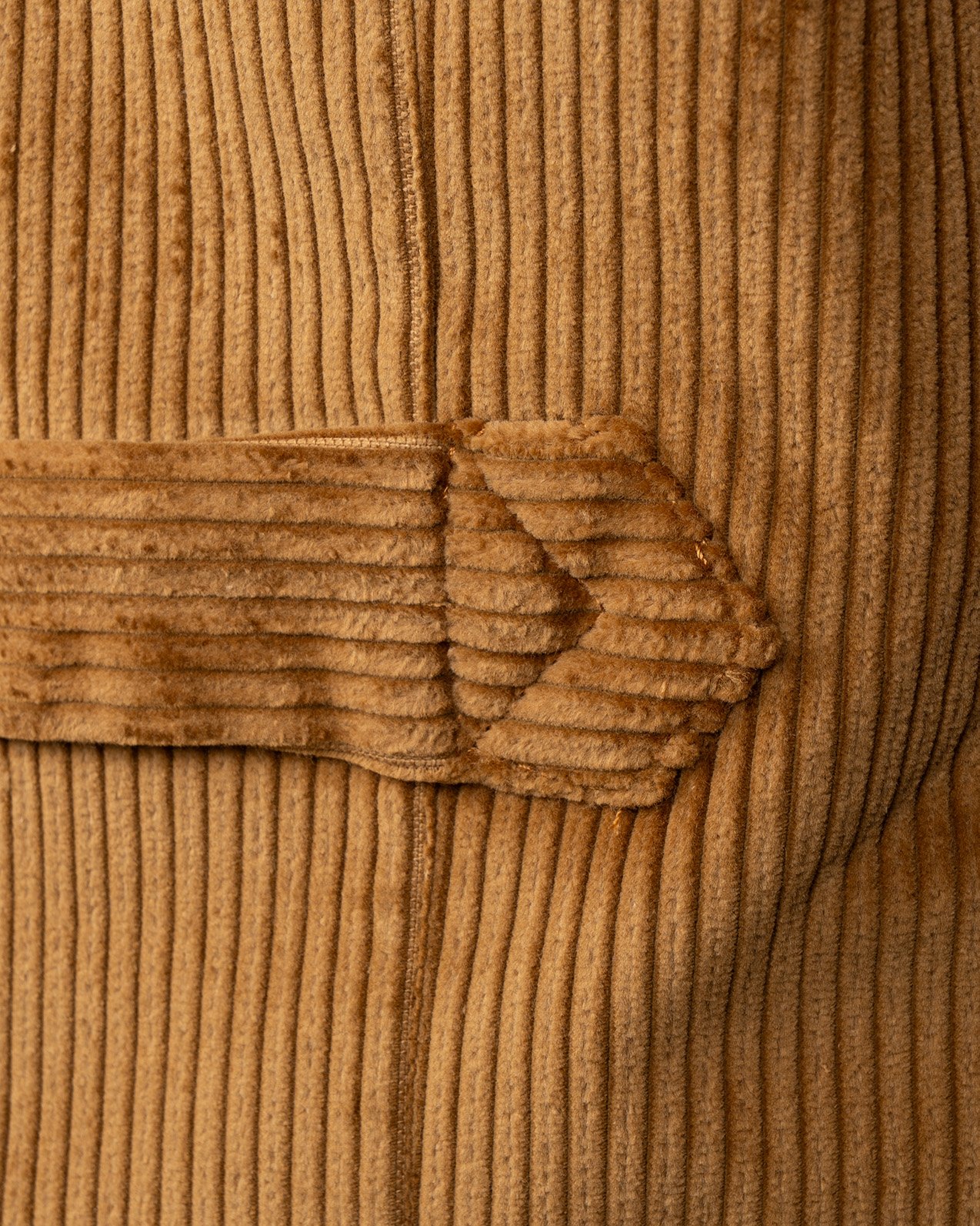 Hauler Vest Goliath Cord Pike Brothers — vintage vest, collar detail