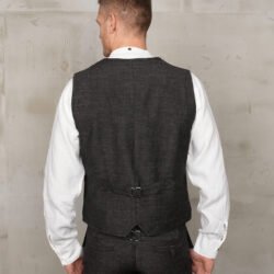 Hauler Vest Owen Brown Pike Brothers — gilet vintage, vue de dos Hauler Vest Owen Brown Pike Brothers — gilet vintage, vue de dos