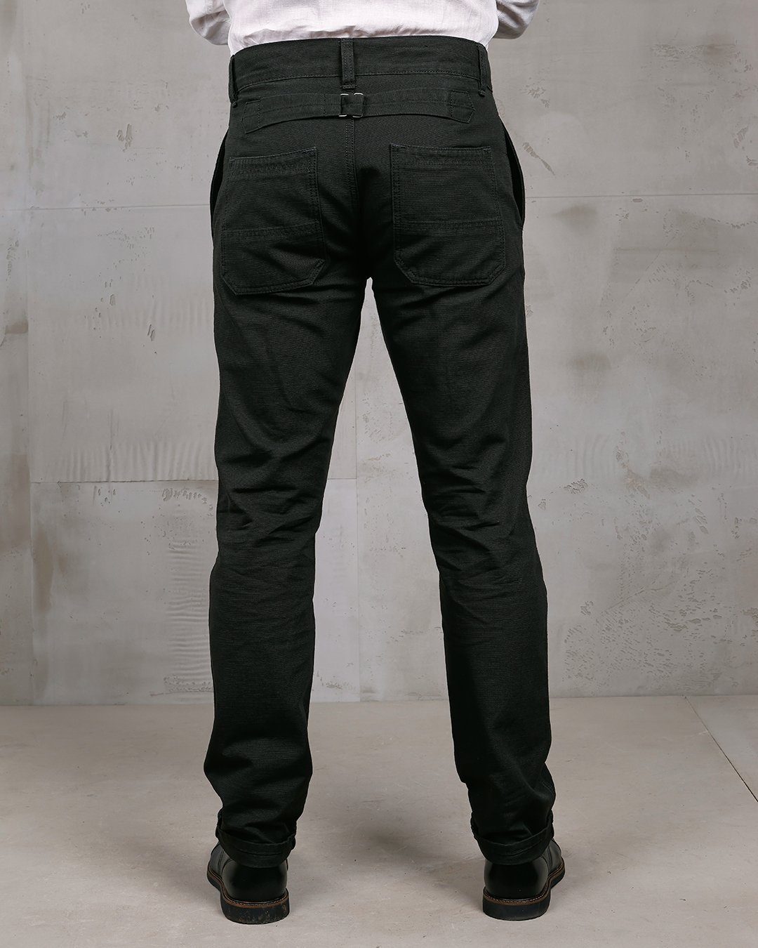 Hazienda Pant Panama Grey Pike Brothers — pantalon vintage, vue de dos
