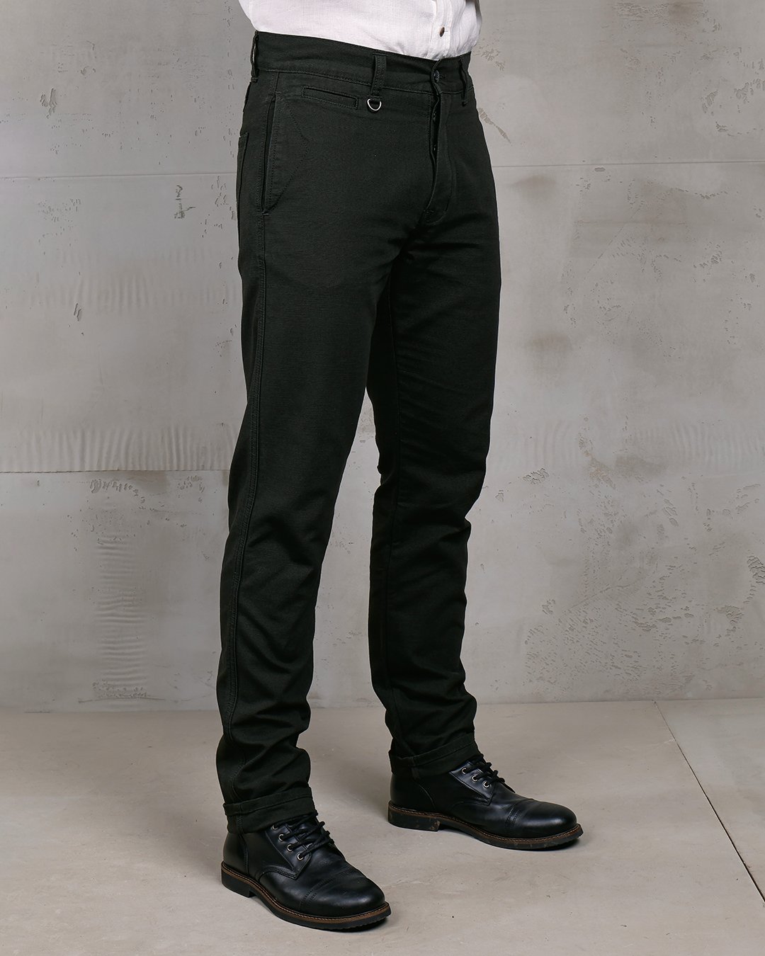 Hazienda Pant Panama Grey Pike Brothers — pantalon vintage, détail de la matière