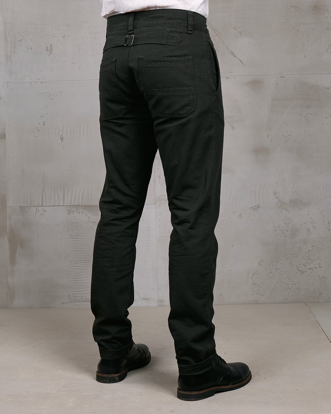 Hazienda Pant Panama Grey Pike Brothers — pantalon vintage, détail des finitions