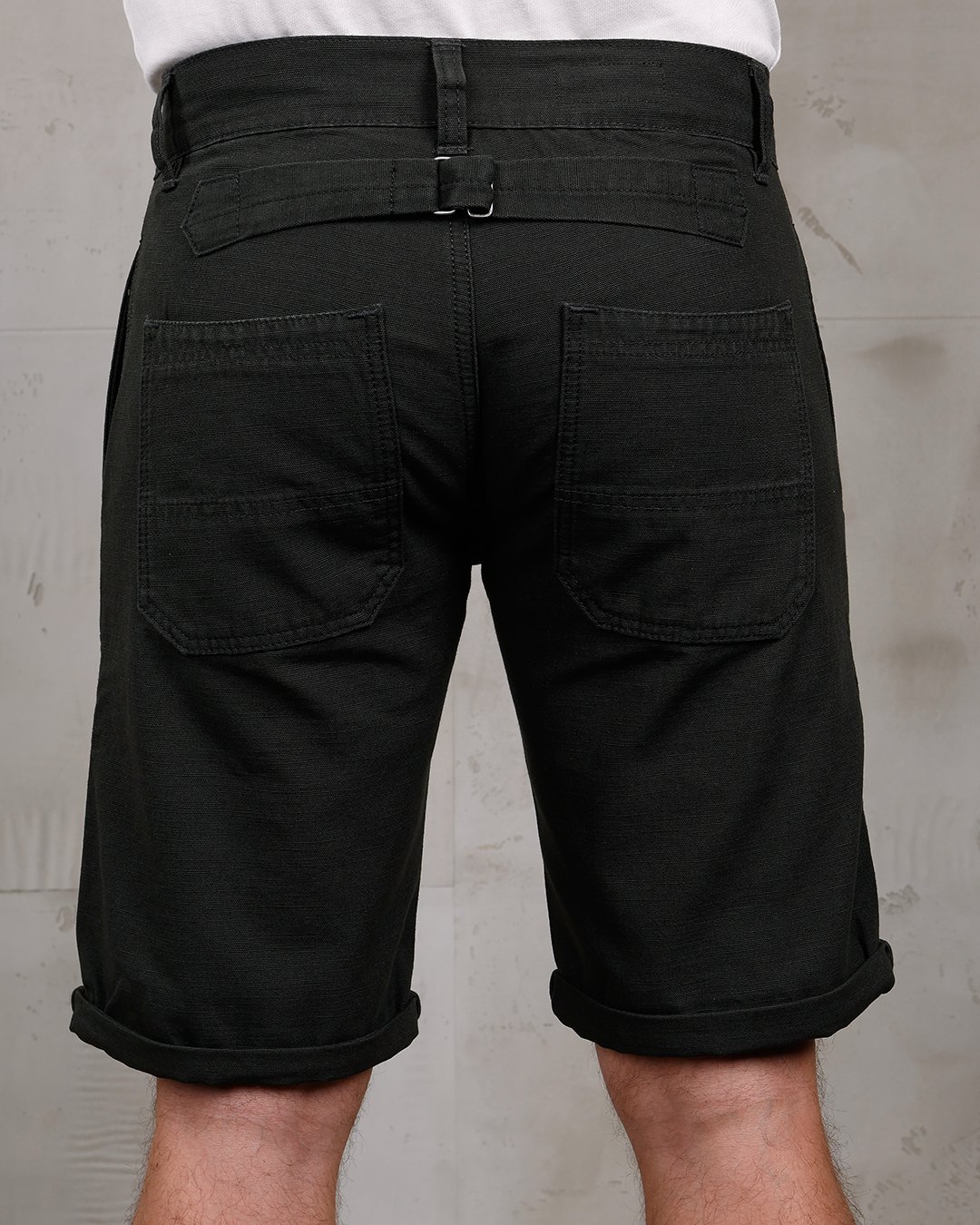 Hazienda Short Panama Grey Pike Brothers — short vintage, vue de dos