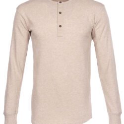 Henley Shirt Long Sleeve Pike Brothers — vintage shirt, back view