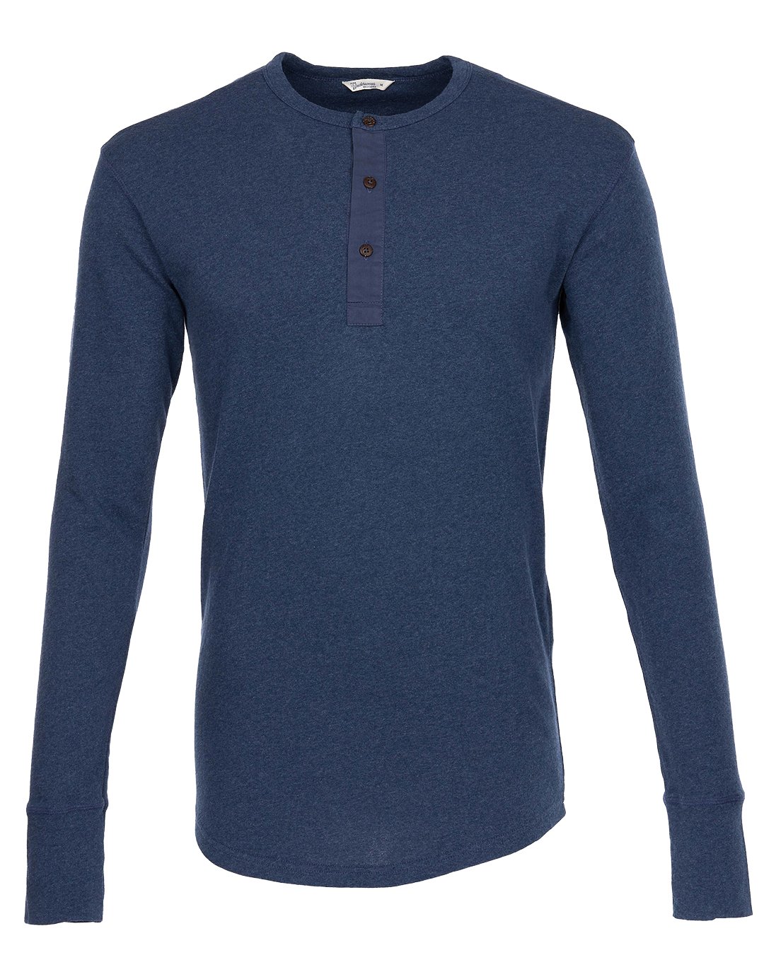 Henley Shirt Long Sleeve Pike Brothers — vintage shirt, back view