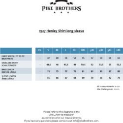 Henley Shirt Long Sleeve Pike Brothers — vintage shirt, back view Henley Shirt Long Sleeve Pike Brothers — vintage shirt, back view