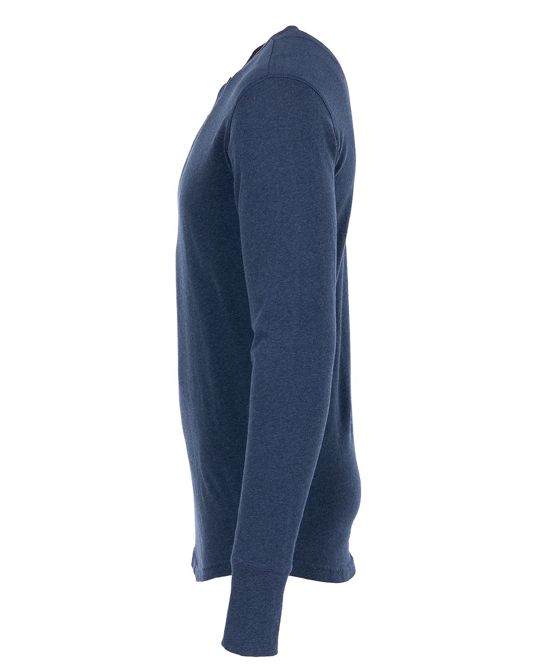 Henley Shirt Long Sleeve Pike Brothers — chemise vintage, détail des finitions