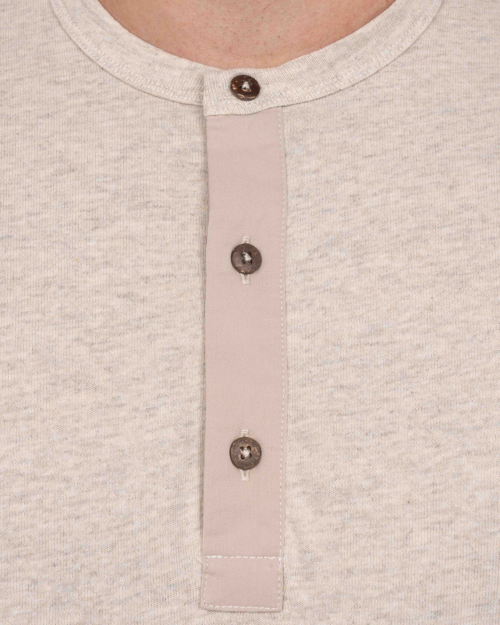 Henley Shirt Long Sleeve Pike Brothers — vintage shirt, worn in context