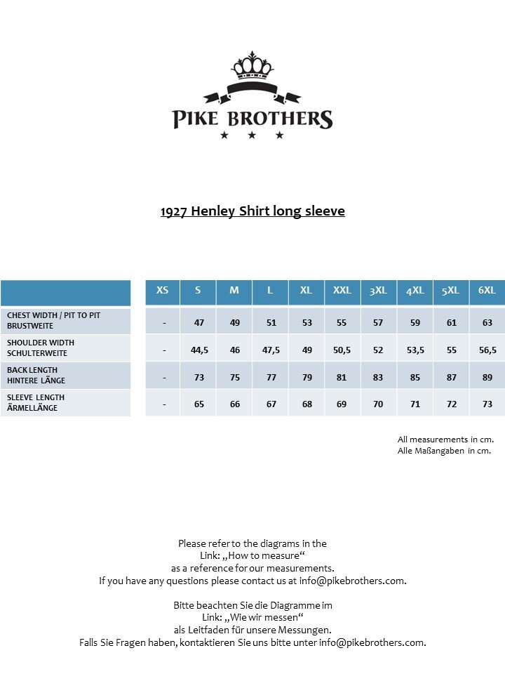 Henley Shirt Long Sleeve Pike Brothers — chemise vintage, détail des poches
