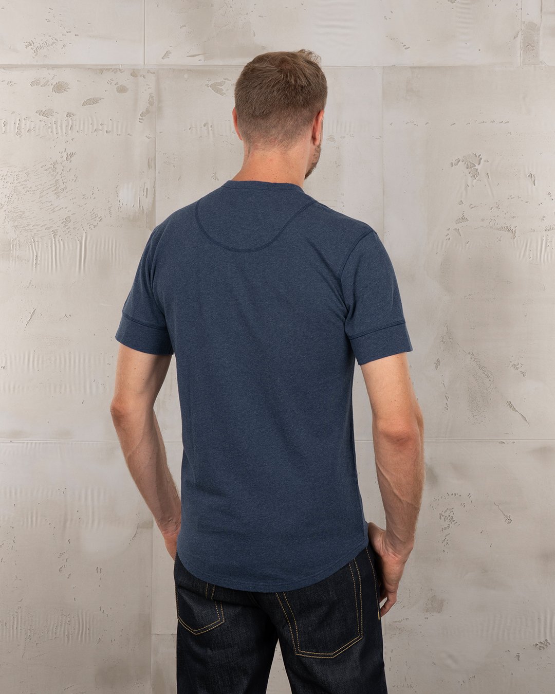 Henley Shirt Short Sleeve Pike Brothers — vintage shirt, stitching detail