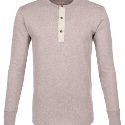 Henley Shirt Long Sleeve Pike Brothers — vintage shirt, front view