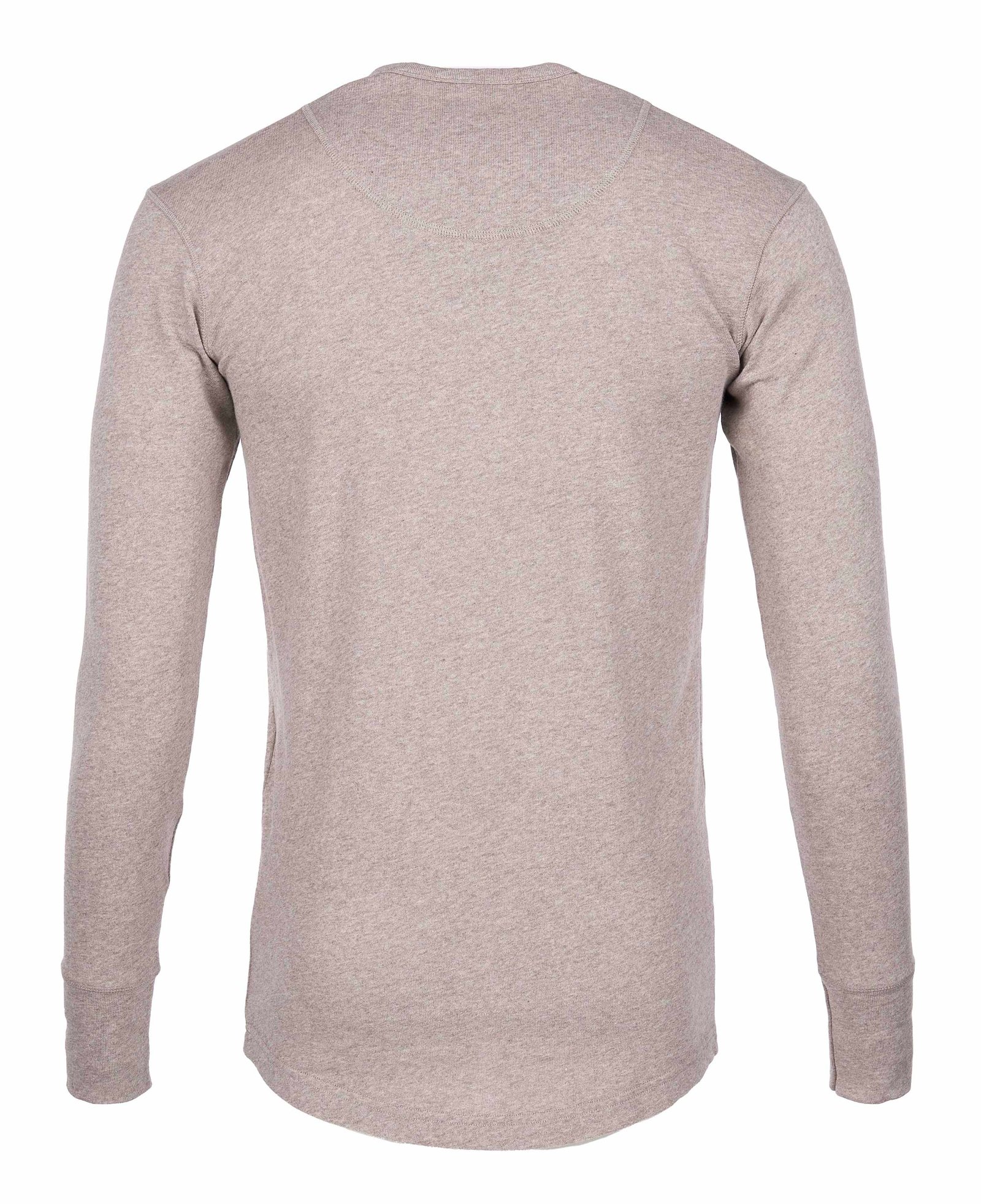 Henley Shirt Long Sleeve Pike Brothers — vintage shirt, back view