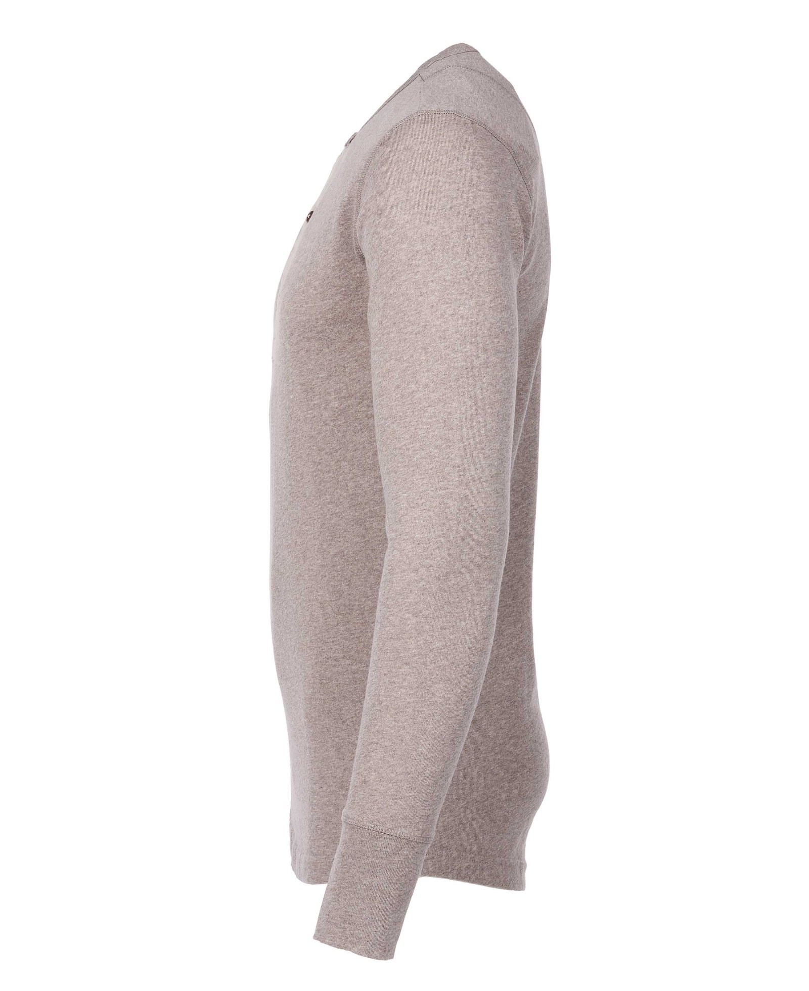 Henley Shirt Long Sleeve Pike Brothers — vintage shirt, fabric close-up