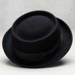 Hobbs Hat Black Pike Brothers — chapeau vintage, vue de face