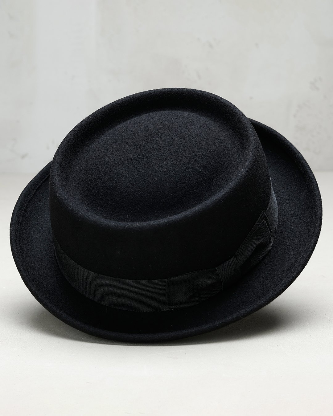 Hobbs Hat Black Pike Brothers — chapeau vintage, vue de face