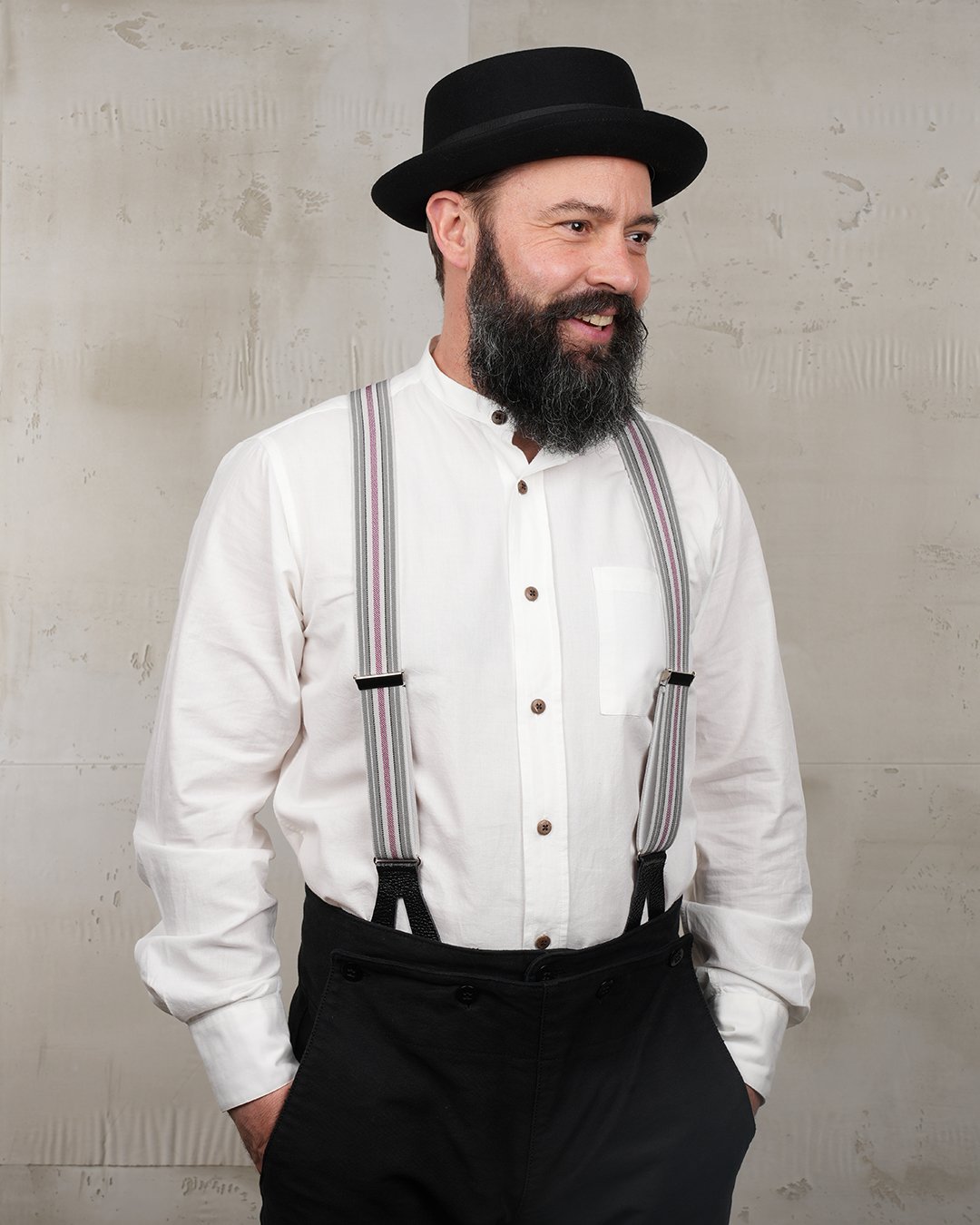 Hobbs Hat Black Pike Brothers — chapeau vintage, vue de côté