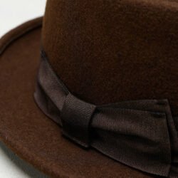 Hobbs Hat Toffee Pike Brothers — chapeau vintage, vue de dos