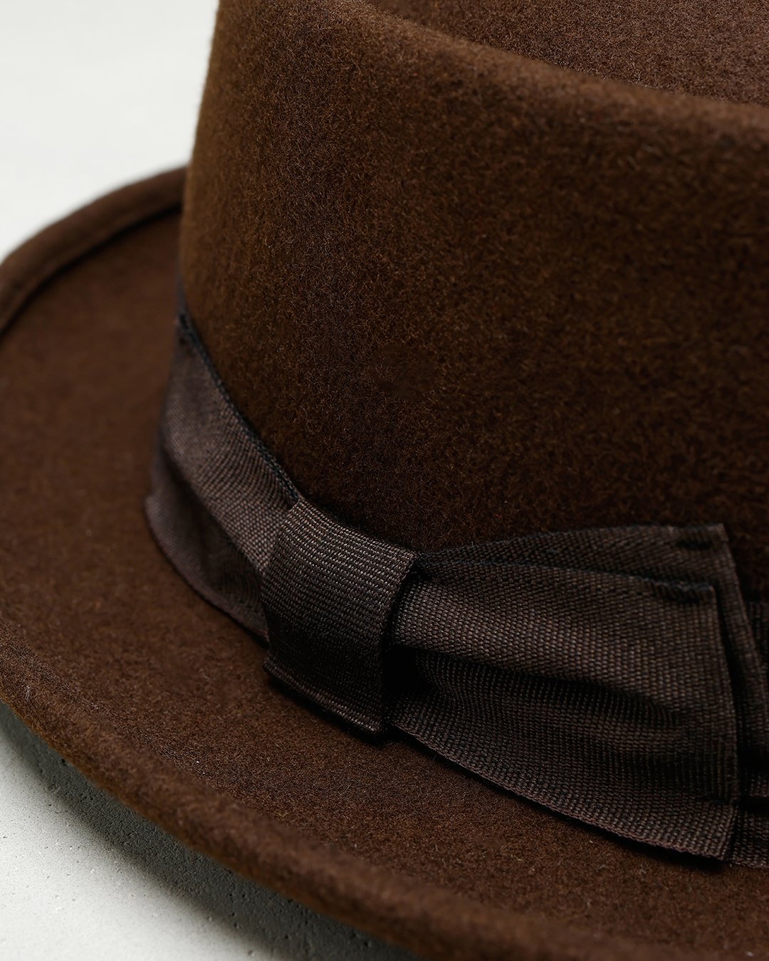 Hobbs Hat Toffee Pike Brothers — chapeau vintage, vue de dos