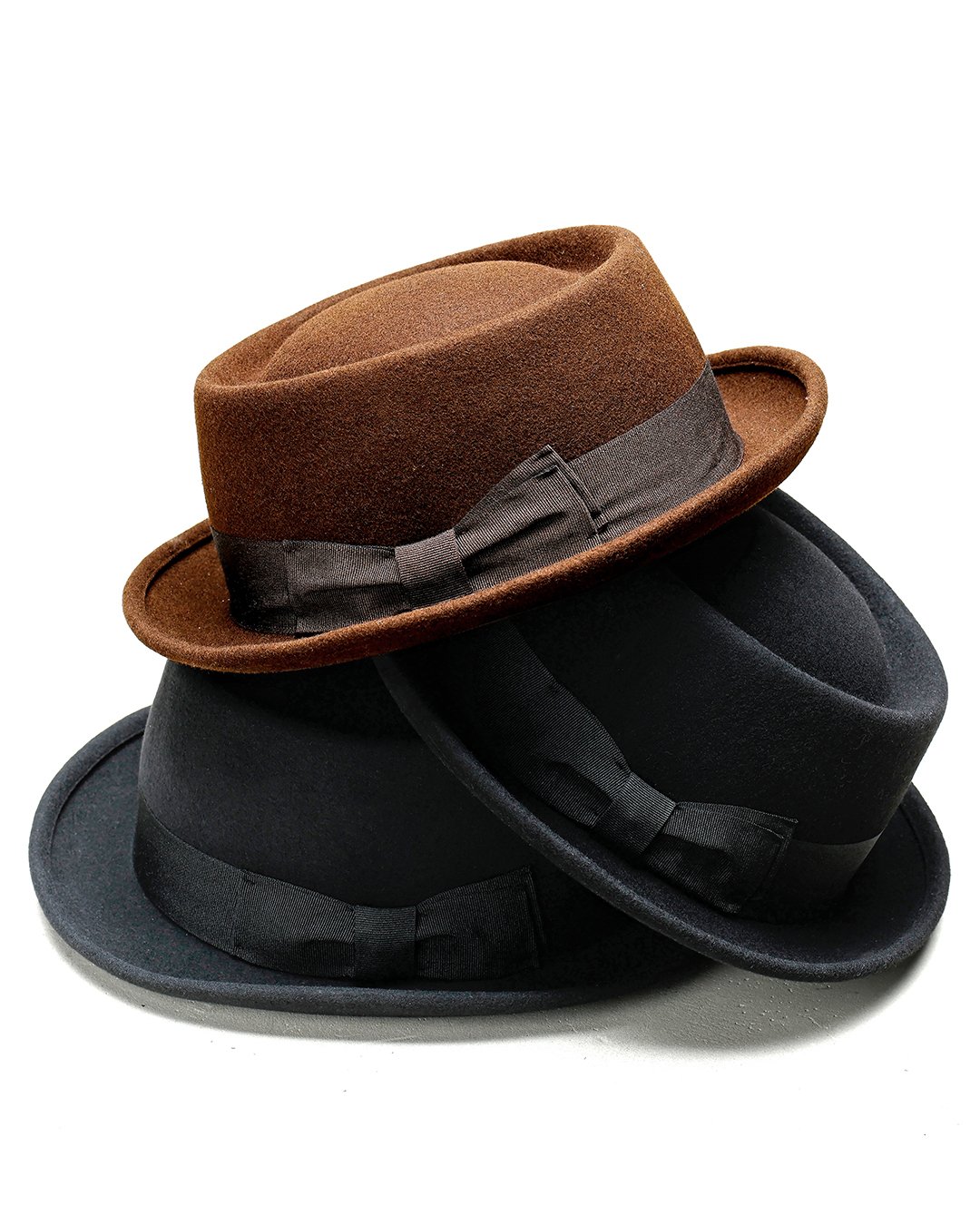 Hobbs Hat Toffee Pike Brothers — chapeau vintage, détail des finitions