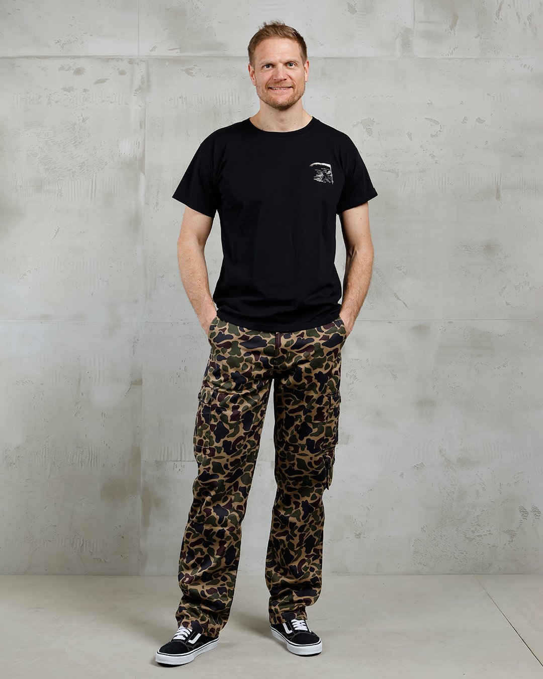 Jungle Pant Beo Gam Pike Brothers — pantalon vintage, détail du col