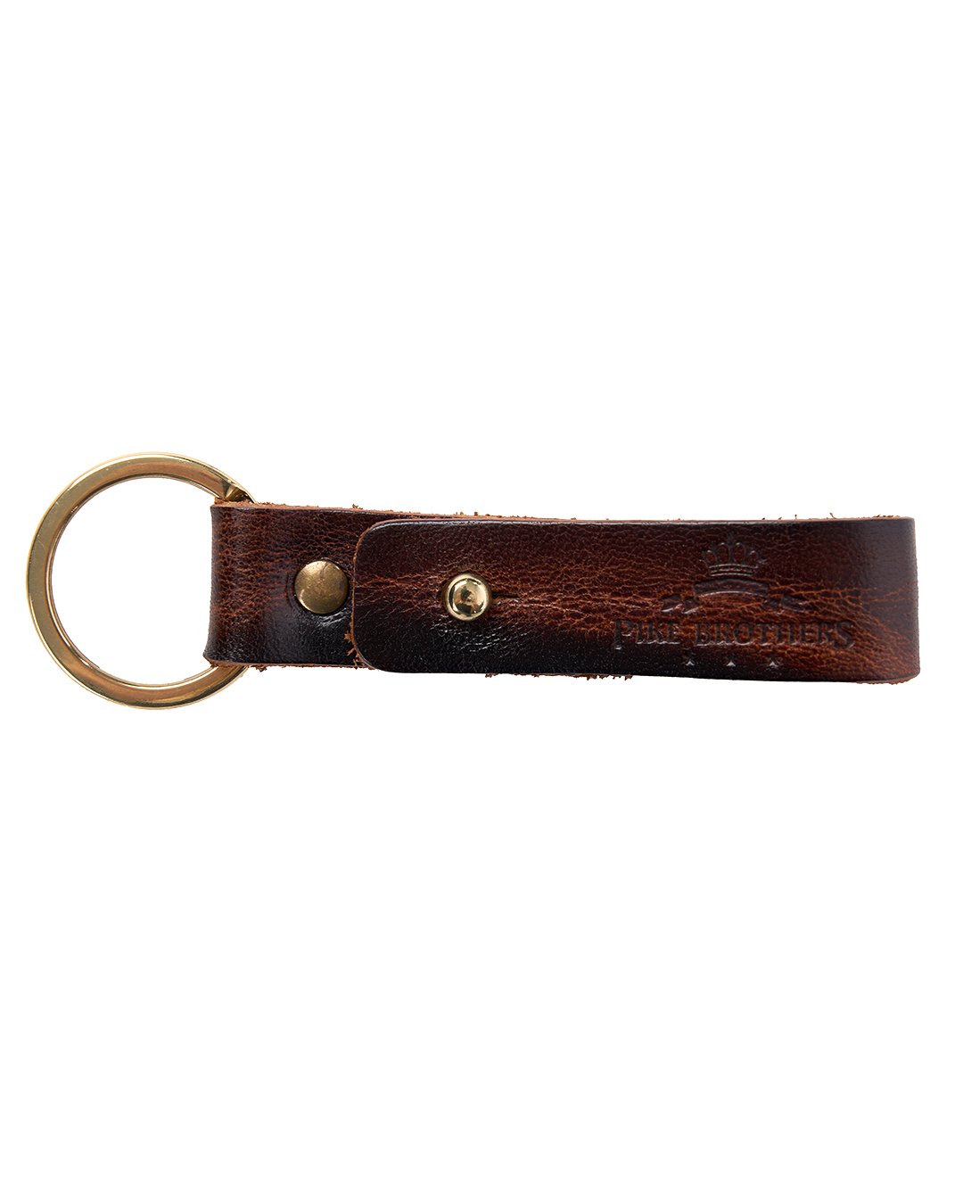 Key Hanger Brown Pike Brothers — accessoire vintage, vue de face