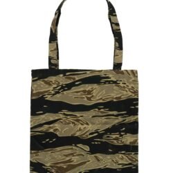 Logo Bag Tiger Stripe Pike Brothers — sac vintage, vue de trois quarts