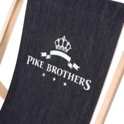 Logo Deck Chair Pike Brothers — veste vintage, vue de dos Logo Deck Chair Pike Brothers — veste vintage, vue de dos