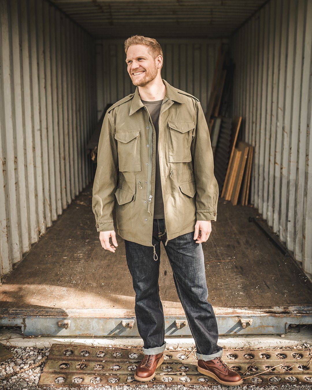 M1951 Field Jacket Olive Pike Brothers — veste vintage, vue de face