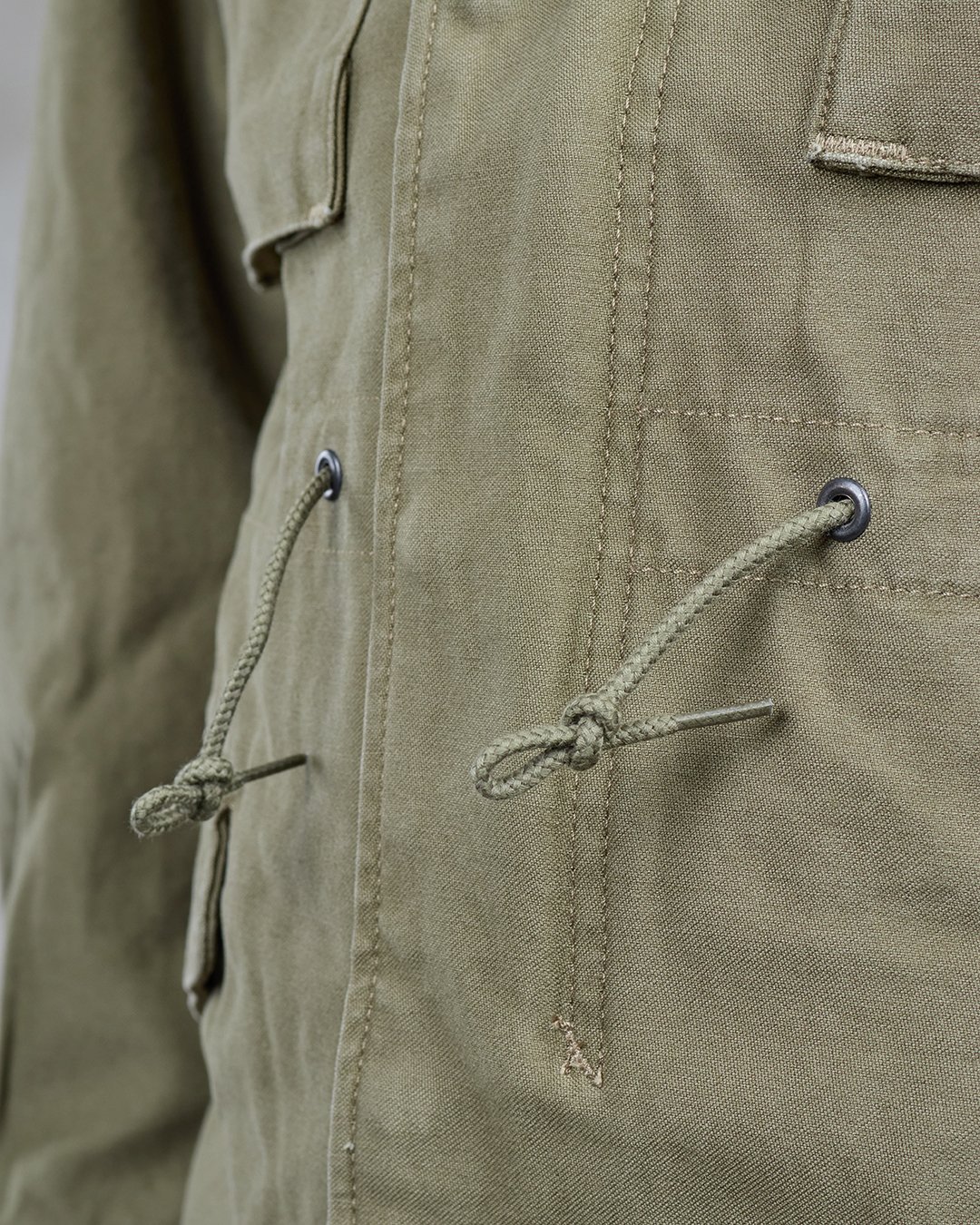 M1951 Field Jacket Olive Pike Brothers — vintage jacket, side view