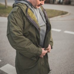 M1951 Field Parka Olive Pike Brothers — veste vintage, vue de face