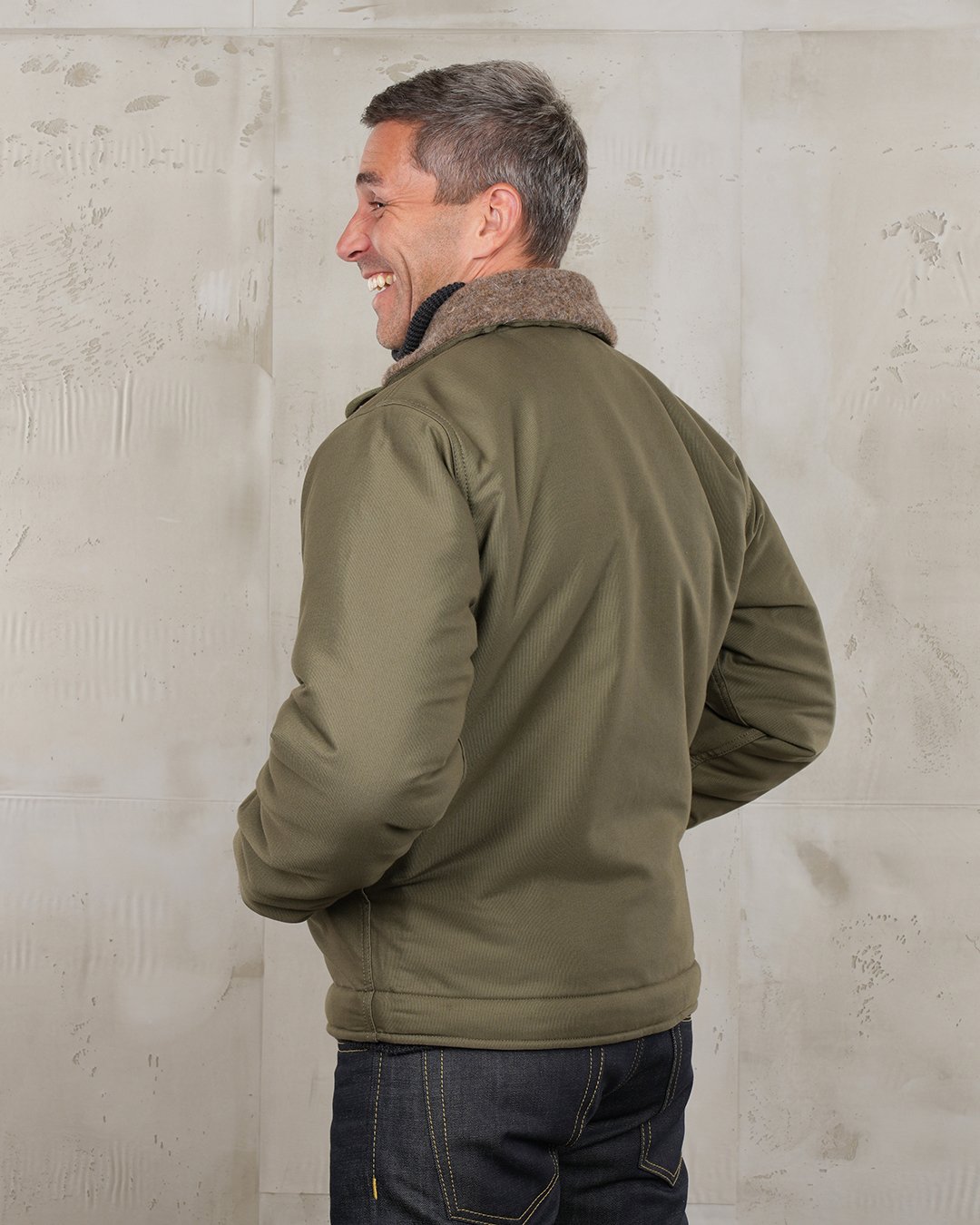 N1 Deck Jacket Bangor Pike Brothers — veste vintage, vue de dos
