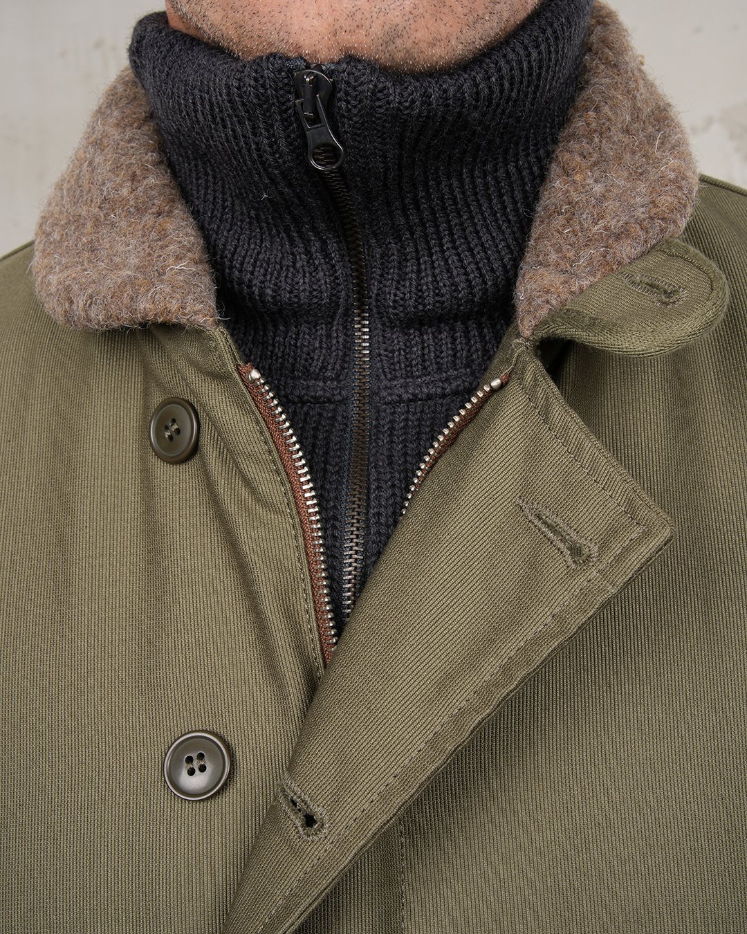 N1 Deck Jacket Bangor Pike Brothers — veste vintage, porté en situation
