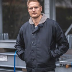 N1 Deck Jacket Waxed Pike Brothers — veste vintage, vue de face