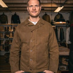 N4 Deck Jacket Waxed Pike Brothers — veste vintage, vue de face