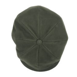 Newsboy Cap Moleskin Moss Pike Brothers — casquette vintage, vue de dos Newsboy Cap Moleskin Moss Pike Brothers — casquette vintage, vue de dos