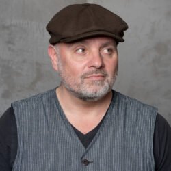 Newsboy Cap Moleskin Soil Pike Brothers — casquette vintage, vue de dos