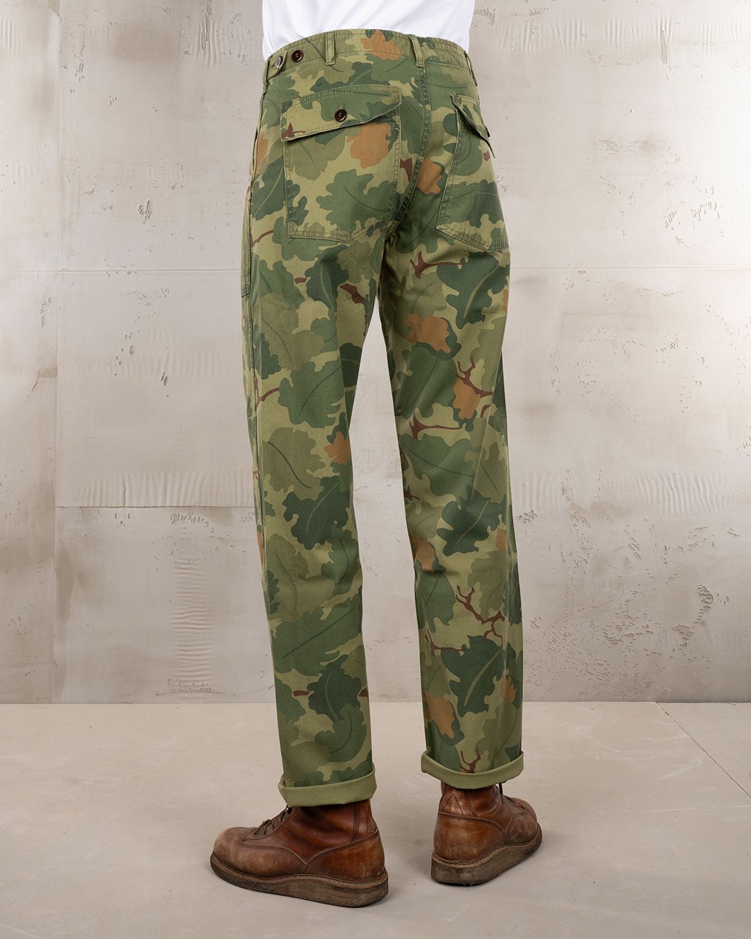 Og-107 Pant Mitchell Green Pike Brothers — vintage pants, back view