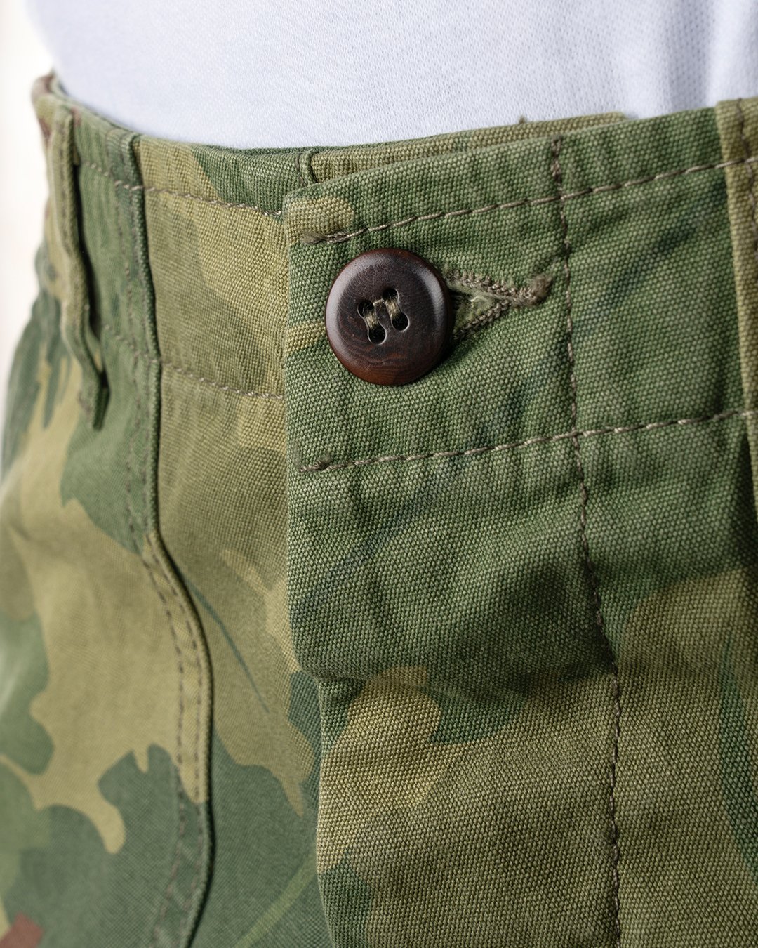 Og-107 Pant Mitchell Green Pike Brothers — vintage pants, stitching detail